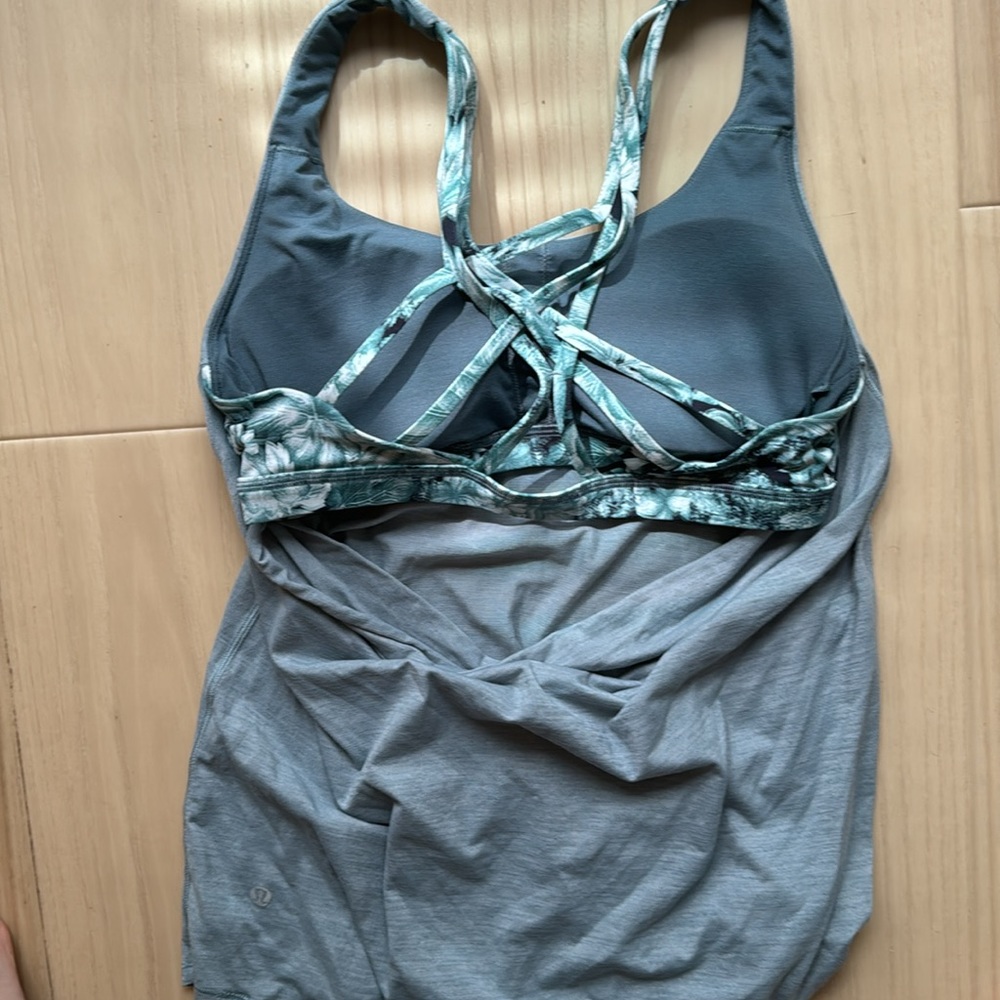 Lululemon X Peleton Tank Top With Built In Sports… - image 2
